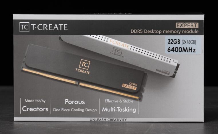 T-CREATE EXPERT DDR5 6400 MHz 32GB（2x16GB）內存开箱评测-第1张图片-装机笔记