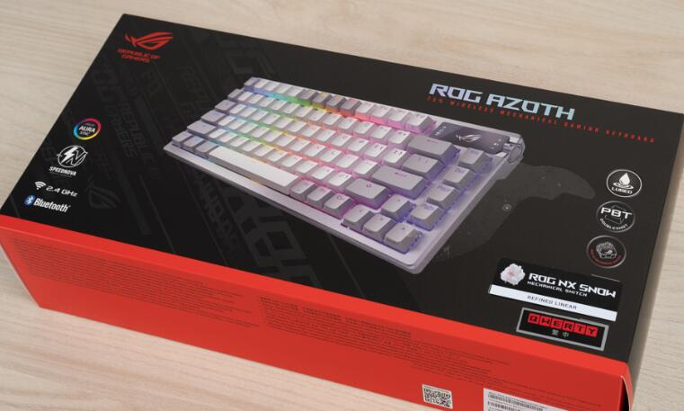 ROG Azoth三模客制化电竞键盘开箱（rk三模键盘）-第1张图片-装机笔记