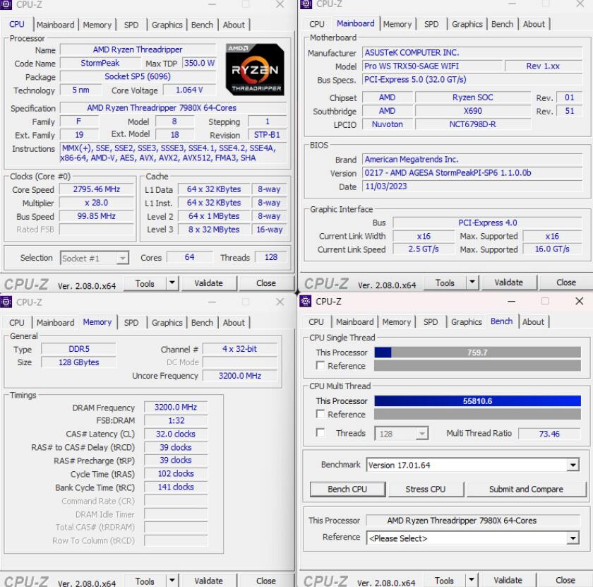 AMD Ryzen Threadripper 7980X和7970X评测对比（7940x和7980xe）-第5张图片-装机笔记
