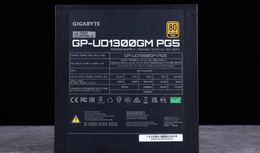 GIGABYTE UD1300GM PG5电源开箱（gaming g5电源）-第3张图片-装机笔记
