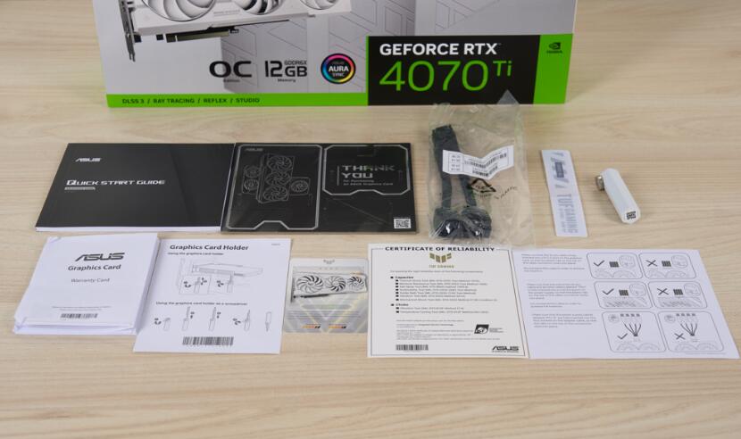 ASUS TUF Gaming RTX 4070 Ti White 12GB GDDR6X OC显卡开箱评测-第6张图片-装机笔记