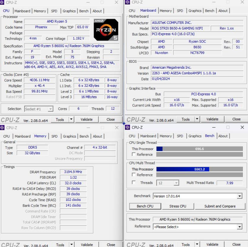 AMD Ryzen 8700G和8600G开箱评测（amd8600/8700m）-第12张图片-装机笔记